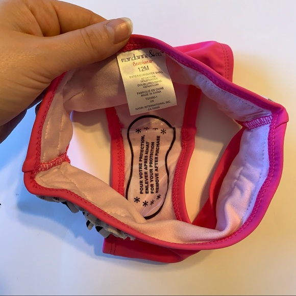 NWT 12M Mandarine & Co. pink swimsuit - Picture 7 of 12